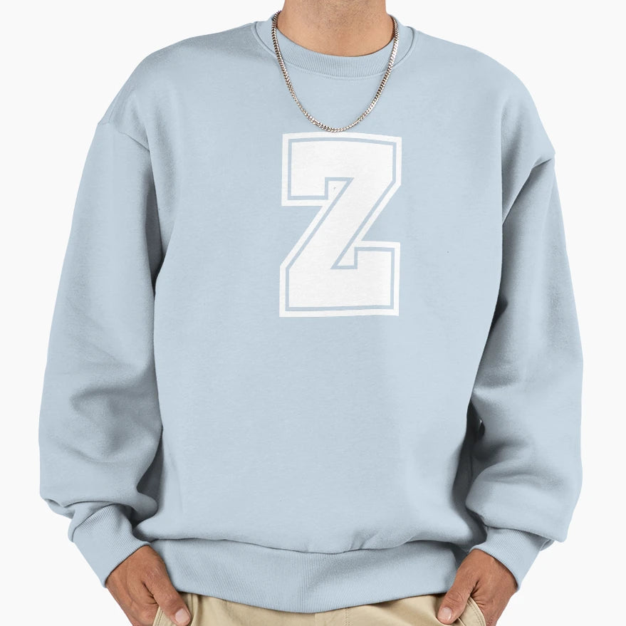 Letter Z Sweatshirt - Novelty Apparel for Adults - T-Shirt, Sweatshirt, Hoodie