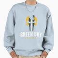 Green Bay Football Fan Grunge Sweatshirt - Casual Everyday Wear Unisex - T-Shirt, Sweatshirt, Hoodie