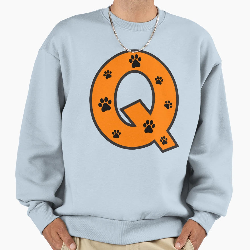 Paw Alphabet Sweatshirt - Fun Novelty Design Unisex - T-Shirt, Sweatshirt, Hoodie