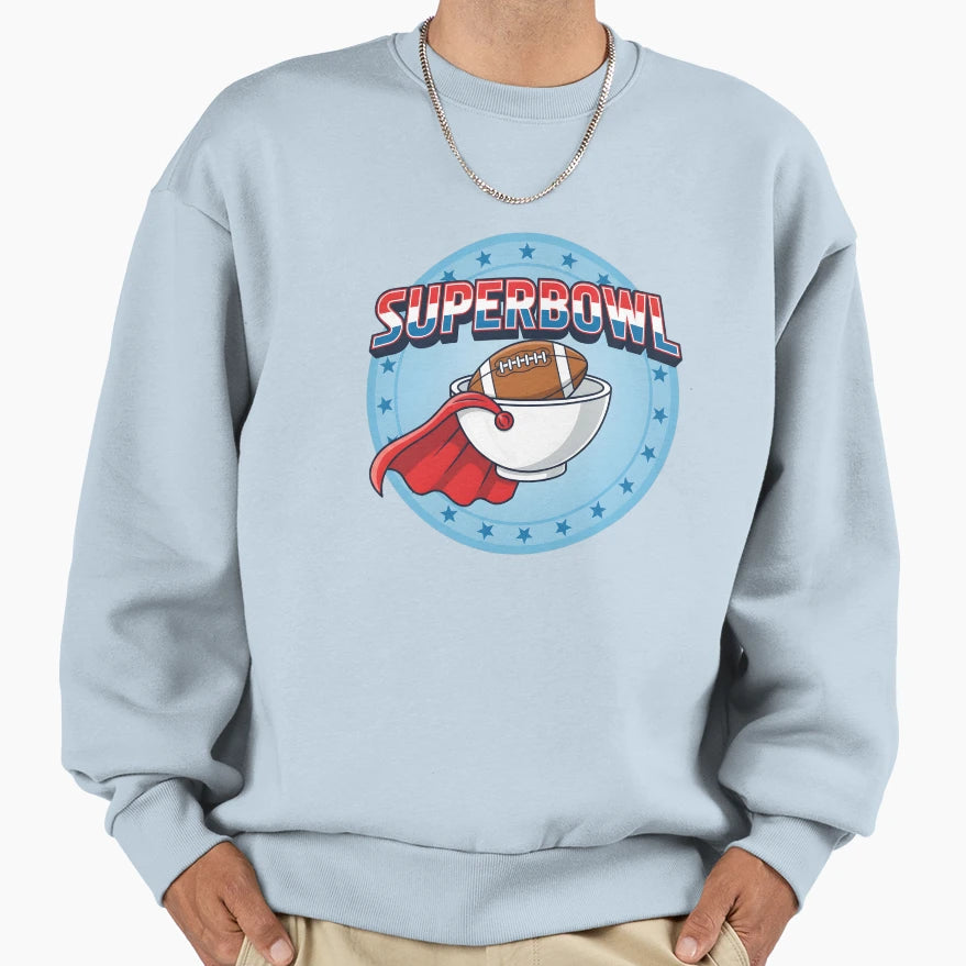 Superbowl Nfl Funny Sweatshirt - Minimalist Print for Adults - T-Shirt, Sweatshirt, Hoodie