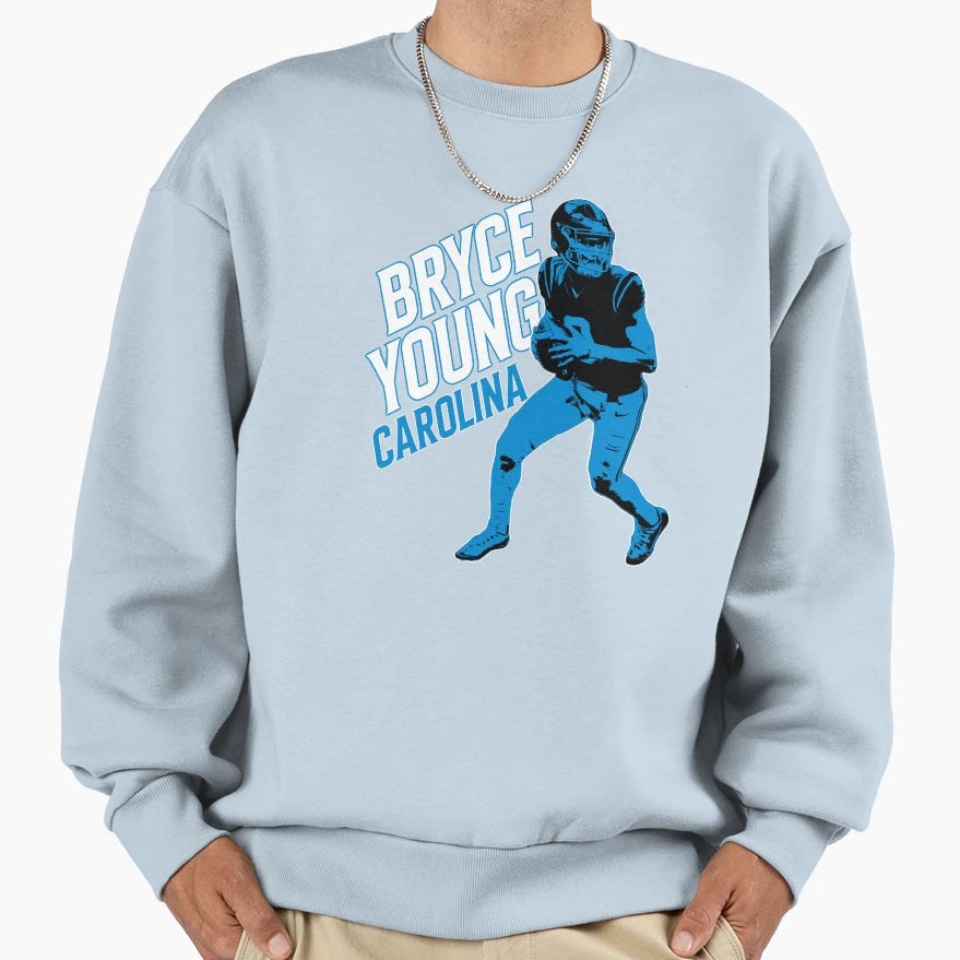 Bryce Young Carolina Panthers Sweatshirt - Minimalist Print for Adults - T-Shirt, Sweatshirt, Hoodie