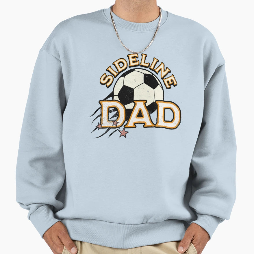 Soccer Football Cheer Dad Sweatshirt - Custom Art Print Unisex - T-Shirt, Sweatshirt, Hoodie