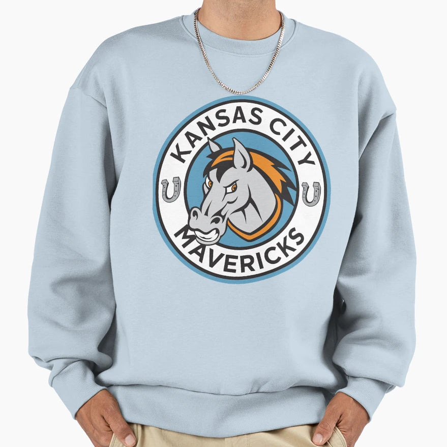 Kansas City Mavericks Sweatshirt - Custom Art Print Men Women - T-Shirt, Sweatshirt, Hoodie