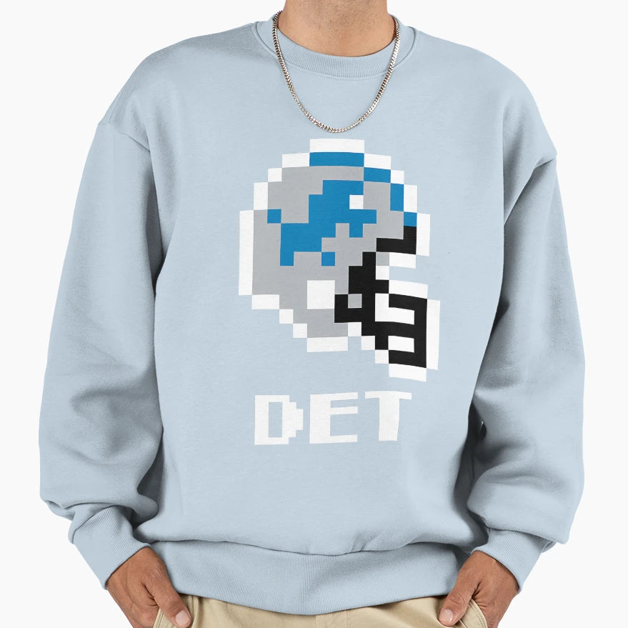 Detroit Lions Tecmo Super Bowl Sweatshirt - Aesthetic Graphic Unisex - T-Shirt, Sweatshirt, Hoodie