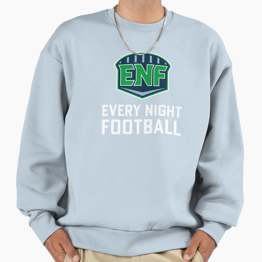 Every Night Football Primary Lockup Sweatshirt - Unique Graphic for Adults - T-Shirt, Sweatshirt, Hoodie