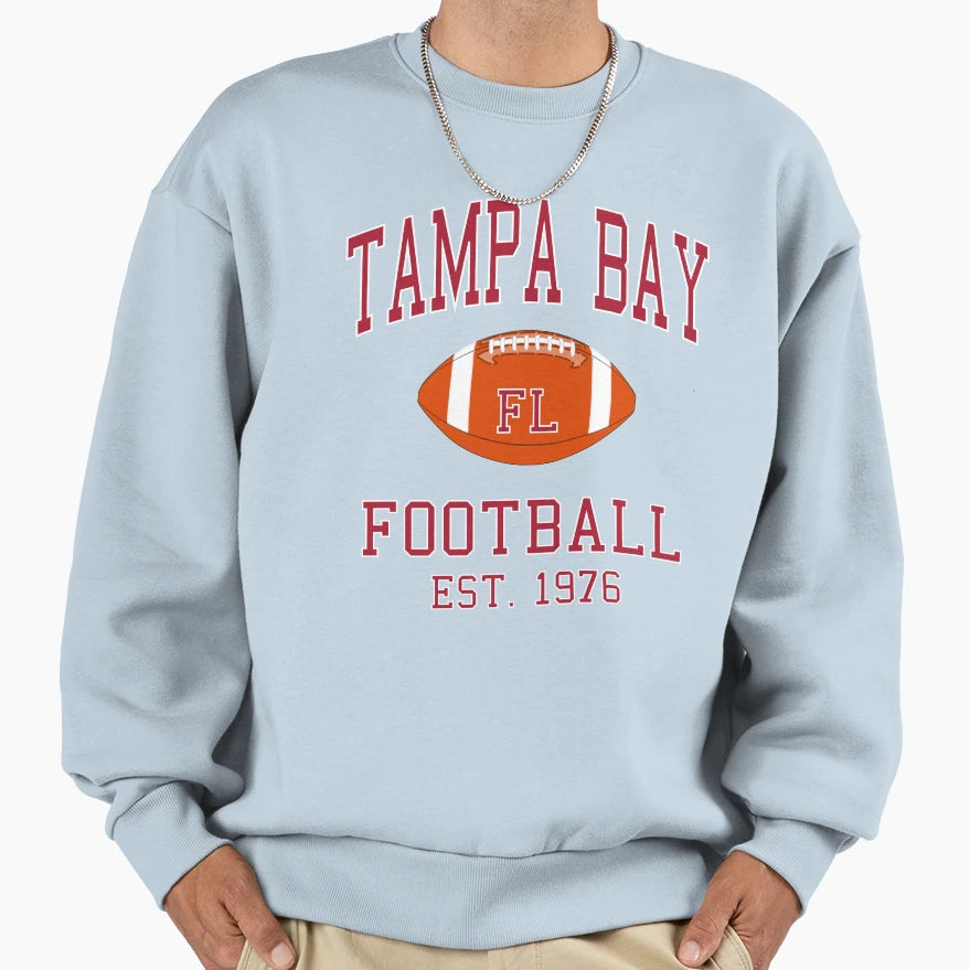 Tampa Bay Football Sweatshirt - Trendy Graphic Unisex - T-Shirt, Sweatshirt, Hoodie