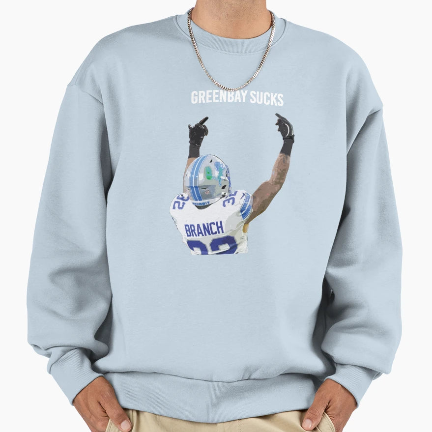 Bb Greenbay Sucks Sweatshirt - Custom Art Print Unisex - T-Shirt, Sweatshirt, Hoodie