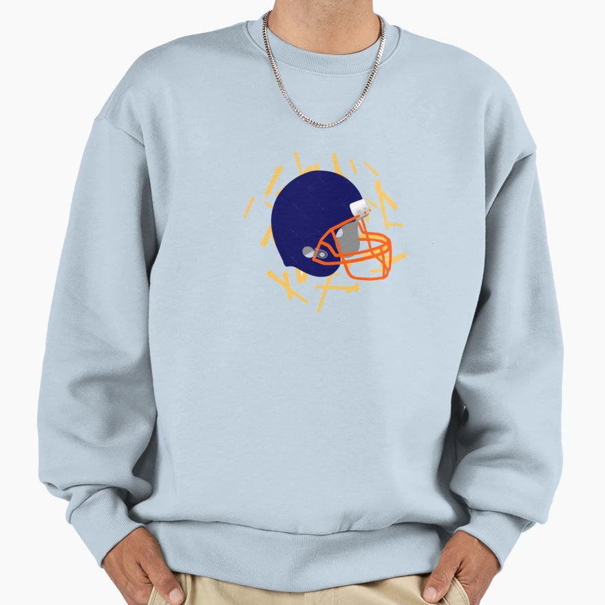 Football Sweatshirt - Trendy Graphic for Adults - T-Shirt, Sweatshirt, Hoodie