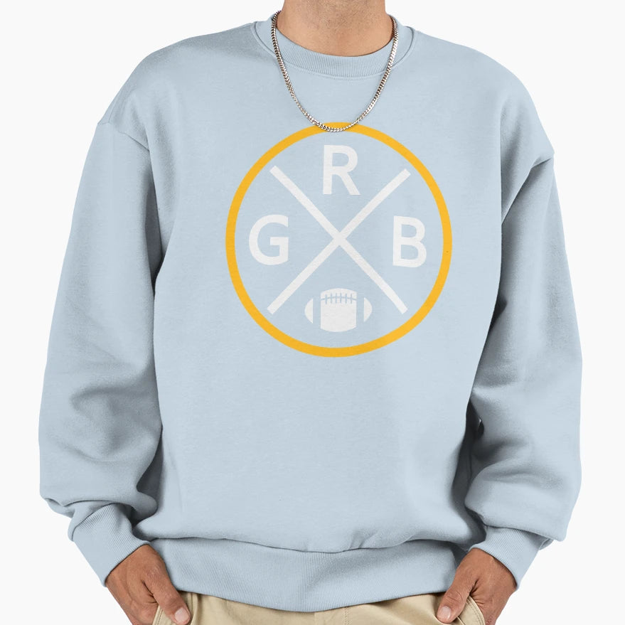 Green Bay Football Emblem Grb Sweatshirt - Custom Art Print Unisex - T-Shirt, Sweatshirt, Hoodie