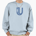 Modern Monogram Initial Letter U Sweatshirt - Trendy Graphic for Adults - T-Shirt, Sweatshirt, Hoodie