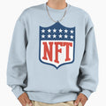 Nft Crypto Art Designed To Like Nfl Sweatshirt - Trendy Graphic Men Women - T-Shirt, Sweatshirt, Hoodie