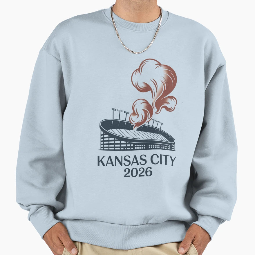 Kansas City 2026 Arrowhead Stadium T-Shirt - Novelty Apparel Unisex - T-Shirt, Sweatshirt, Hoodie