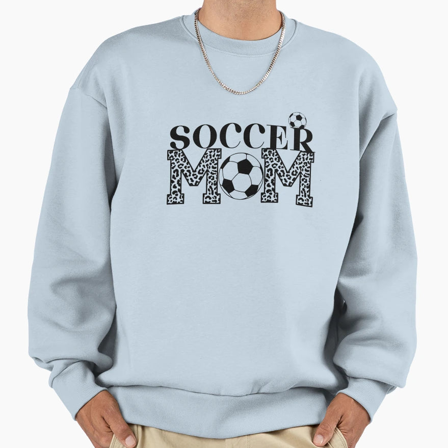 Football Soccer Mom Mothers Day Sweatshirt - Fun Novelty Design for Adults - T-Shirt, Sweatshirt, Hoodie