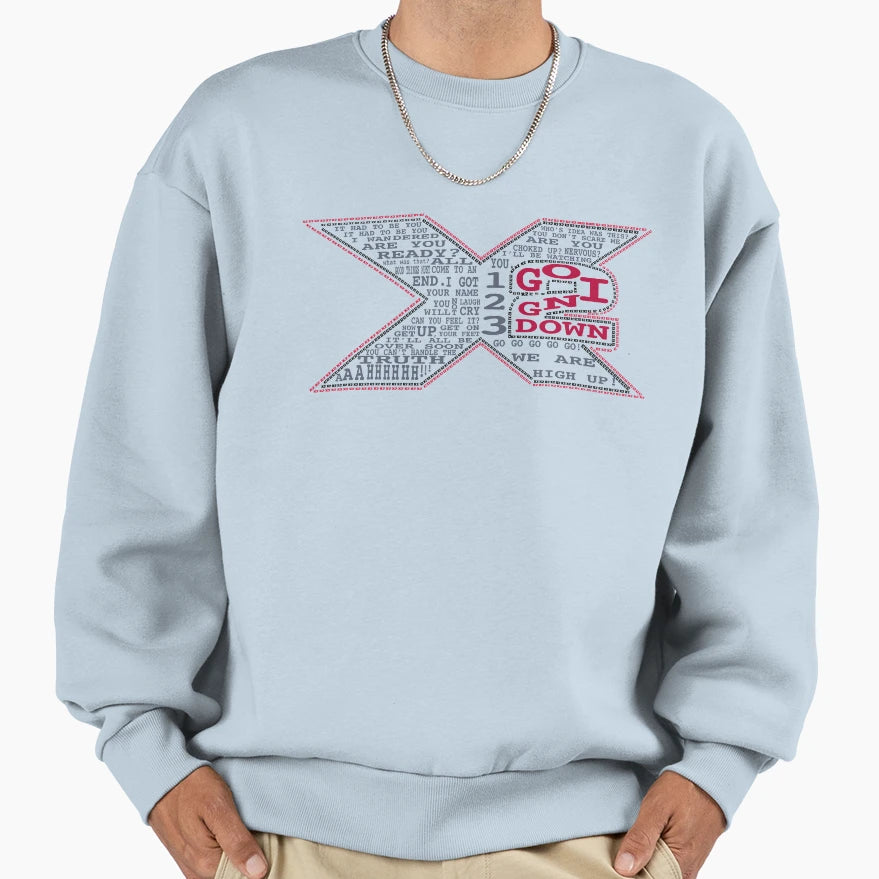 X2 Sound Track Sweatshirt - Fun Novelty Design for Adults - T-Shirt, Sweatshirt, Hoodie