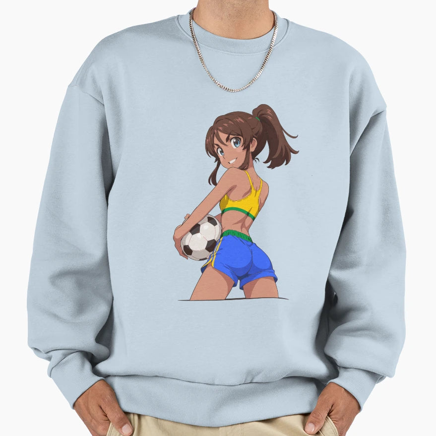 Futbol Brazil 2 Sweatshirt - Fun Novelty Design Men Women - T-Shirt, Sweatshirt, Hoodie
