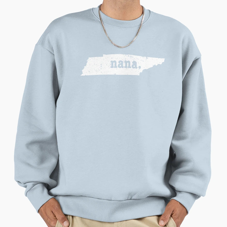 Best Nana Tenessee Grandma Sweatshirt - Graphic Print Men Women - T-Shirt, Sweatshirt, Hoodie