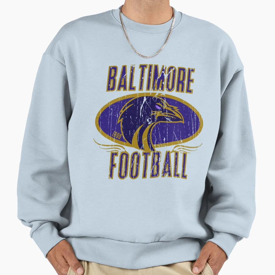 Art Baltimore Ravens Sweatshirt - Fun Novelty Design for Adults - T-Shirt, Sweatshirt, Hoodie