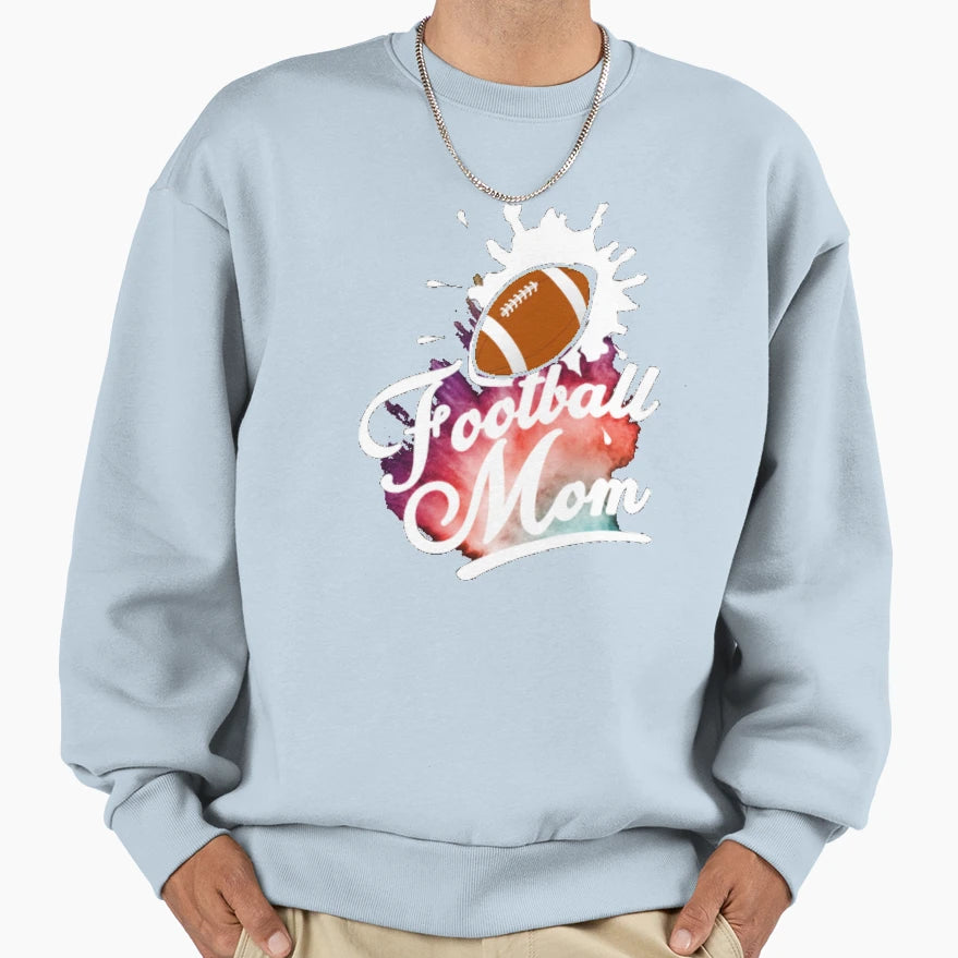 Football Mom Sweatshirt - Unique Graphic for Adults - T-Shirt, Sweatshirt, Hoodie