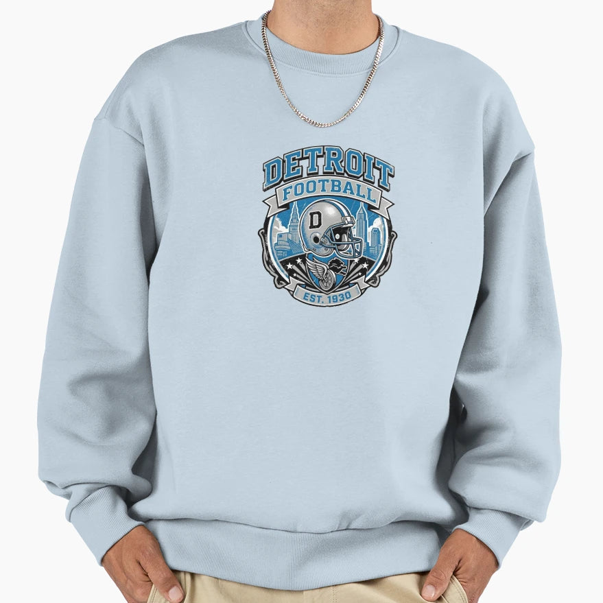 Detroit Lions Sweatshirt - Aesthetic Graphic for Adults - T-Shirt, Sweatshirt, Hoodie