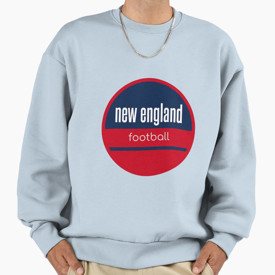 New England Football Sweatshirt - Fun Novelty Design Men Women - T-Shirt, Sweatshirt, Hoodie