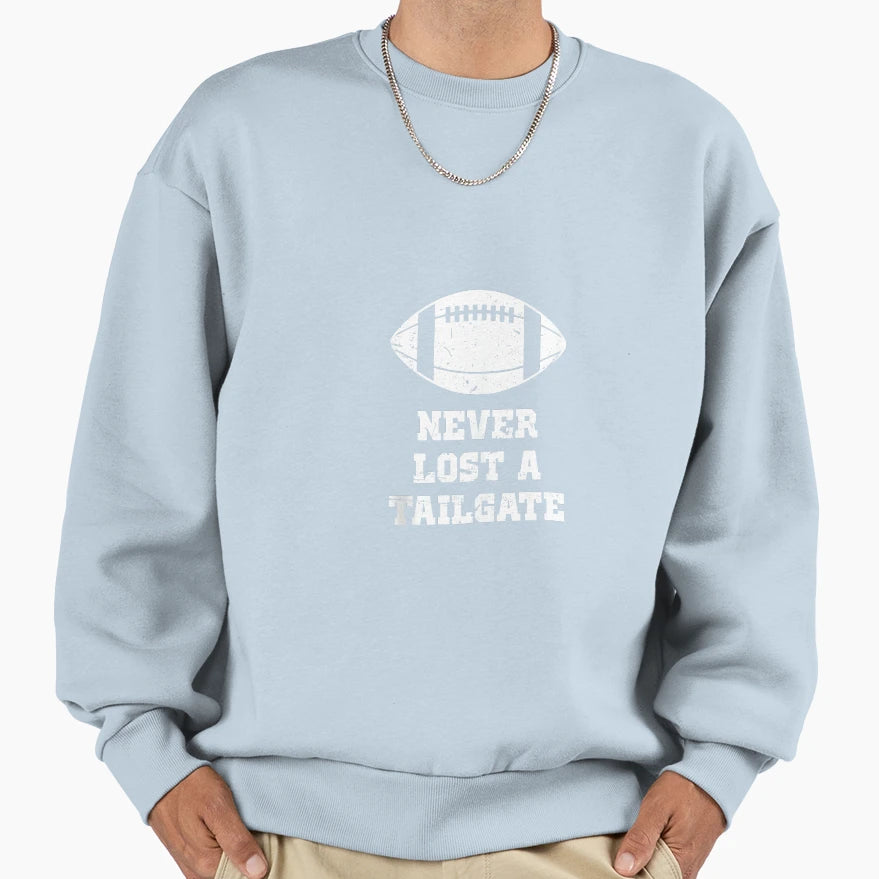 Never Lost Tailgate Football Sweatshirt - Fun Novelty Design Men Women - T-Shirt, Sweatshirt, Hoodie