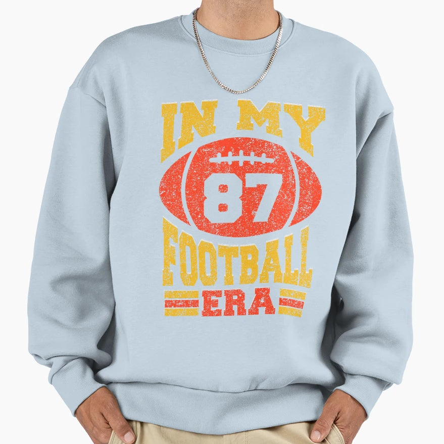 Funny My Football Era American Football T-Shirt - Graphic Print for Adults - T-Shirt, Sweatshirt, Hoodie