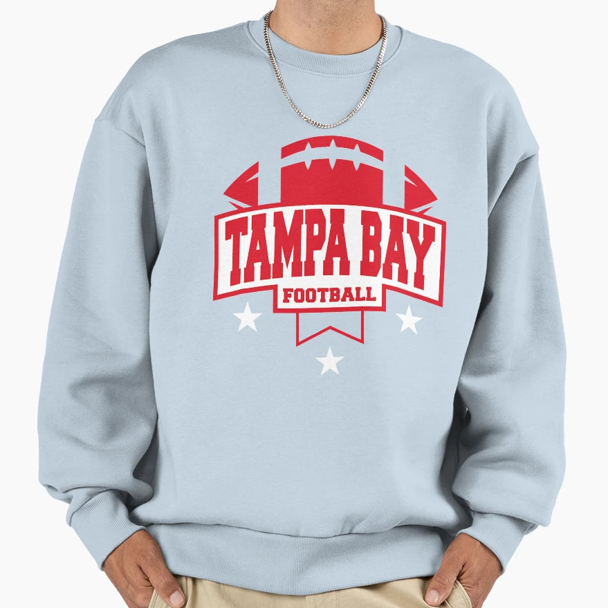 Tampa Bay Football Stars Sweatshirt - Minimalist Print for Adults - T-Shirt, Sweatshirt, Hoodie