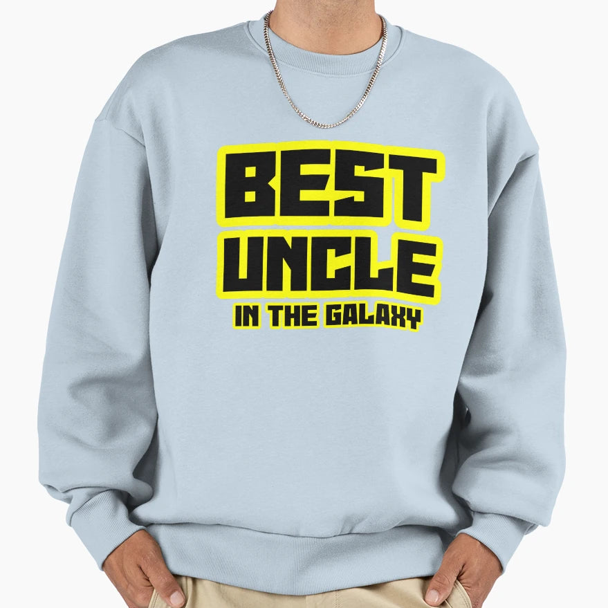 Best Uncle Galaxy Gift Sweatshirt - Casual Everyday Wear Men Women - T-Shirt, Sweatshirt, Hoodie