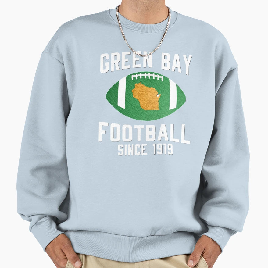 Green Bay Football Sweatshirt - Unique Graphic Men Women - T-Shirt, Sweatshirt, Hoodie