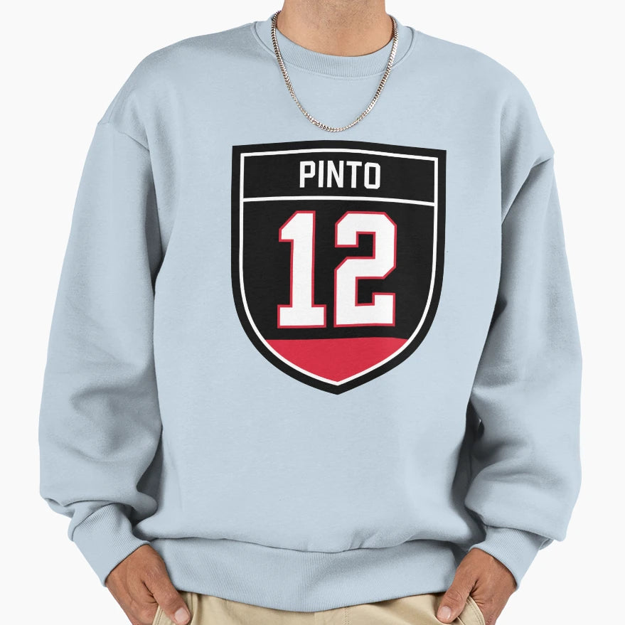 Shane Pinto Ottawa 12 Emblem Sweatshirt - Fun Novelty Design Unisex - T-Shirt, Sweatshirt, Hoodie