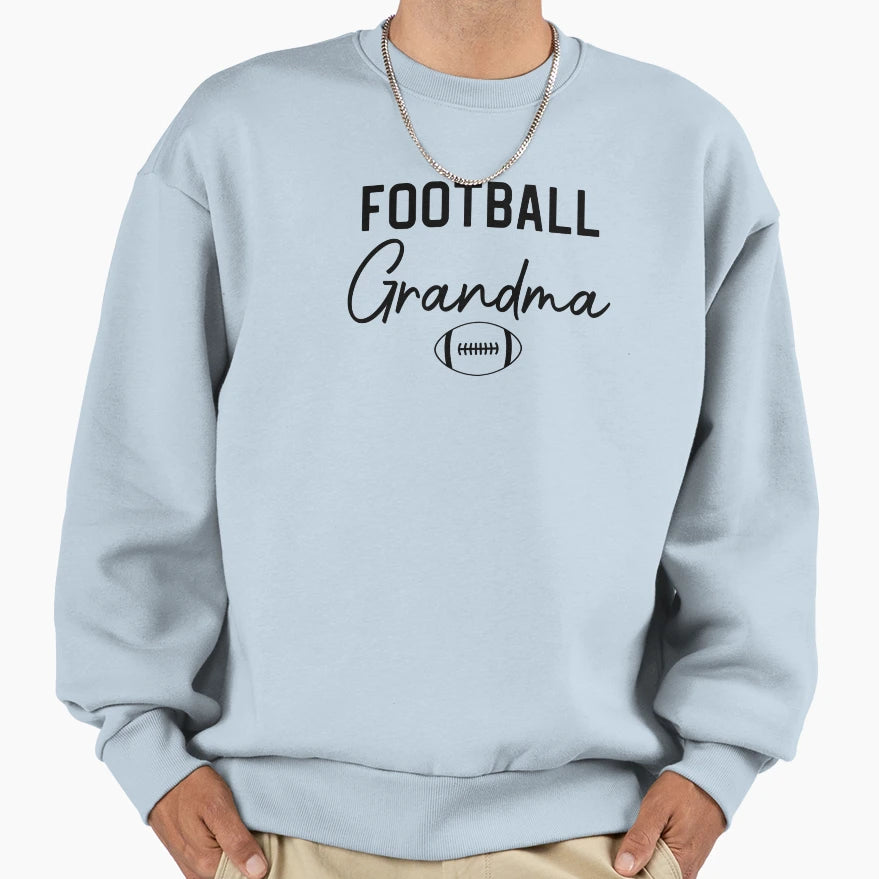 Football Grandma Gift Football Sweatshirt - Minimalist Print Men Women - T-Shirt, Sweatshirt, Hoodie