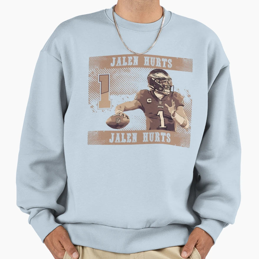 Player Sports 1 Touchdown Sweatshirt - Graphic Print Unisex - T-Shirt, Sweatshirt, Hoodie