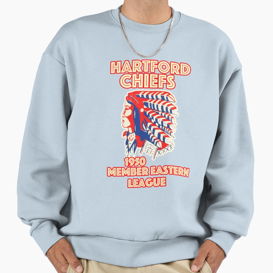 Hartford Chiefs Baseball And T-Shirt - Fun Novelty Design for Adults - T-Shirt, Sweatshirt, Hoodie