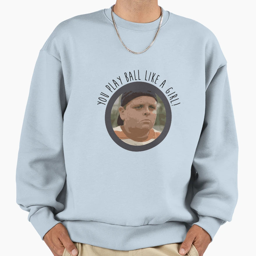 Play Ball Like Sandlot Hambino Sweatshirt - Minimalist Print Men Women - T-Shirt, Sweatshirt, Hoodie