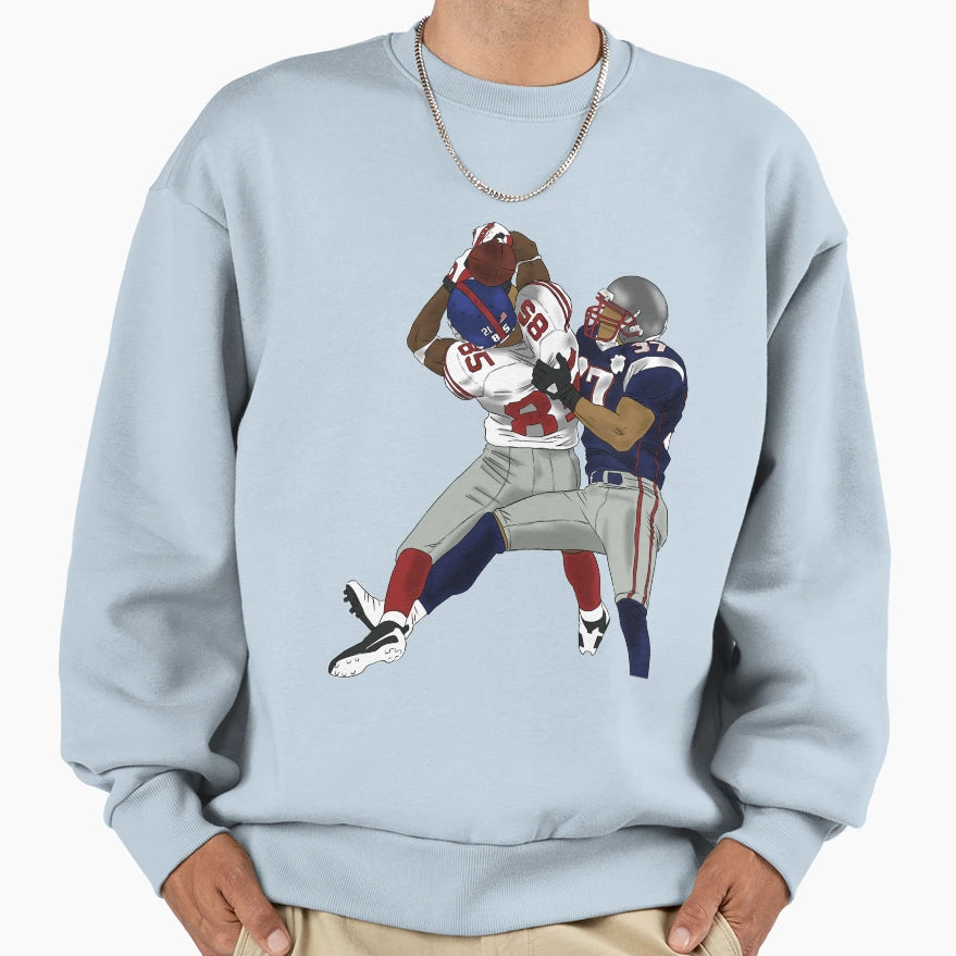 Helmet Catch Sweatshirt - Custom Art Print for Adults - T-Shirt, Sweatshirt, Hoodie
