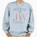 Jw Family Sweatshirt - Trendy Graphic for Adults - T-Shirt, Sweatshirt, Hoodie