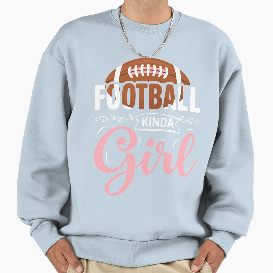 America Kinda Girlgirly American Sweatshirt - Custom Art Print for Adults - T-Shirt, Sweatshirt, Hoodie