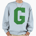 Alphabet Green G Sports Letter G Sweatshirt - Unique Graphic Unisex - T-Shirt, Sweatshirt, Hoodie
