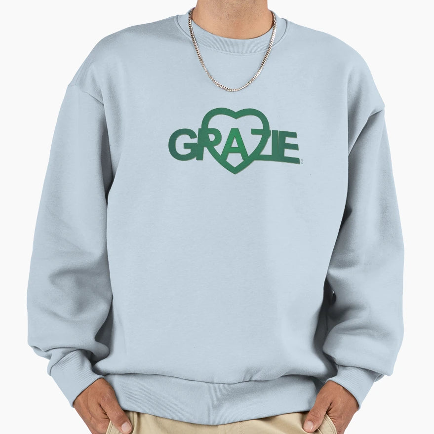 Grazie Sweatshirt - Fun Novelty Design for Adults - T-Shirt, Sweatshirt, Hoodie
