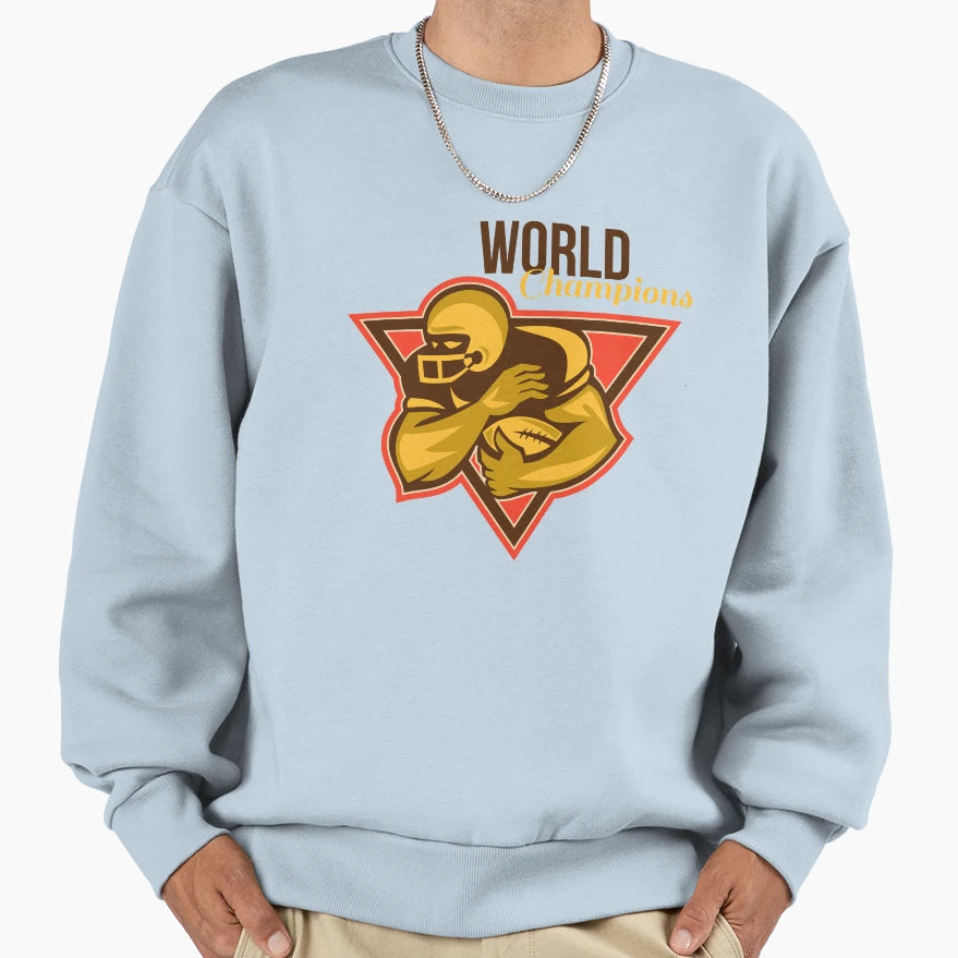 American Football Running Back Sweatshirt - Novelty Apparel for Adults - T-Shirt, Sweatshirt, Hoodie