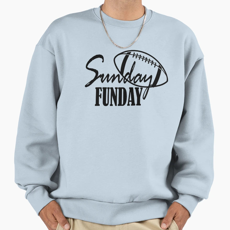 Sunday Funday Football Sport Short T-Shirt - Streetwear Style Men Women - T-Shirt, Sweatshirt, Hoodie