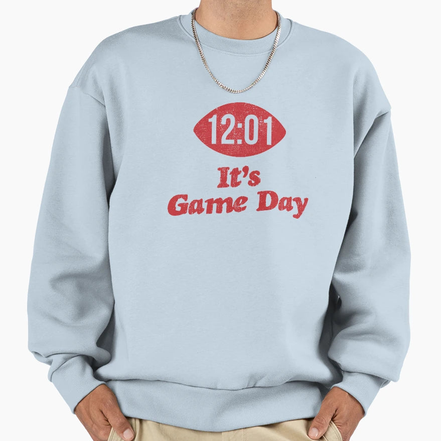 Football Game Day Sweatshirt - Aesthetic Graphic Men Women - T-Shirt, Sweatshirt, Hoodie