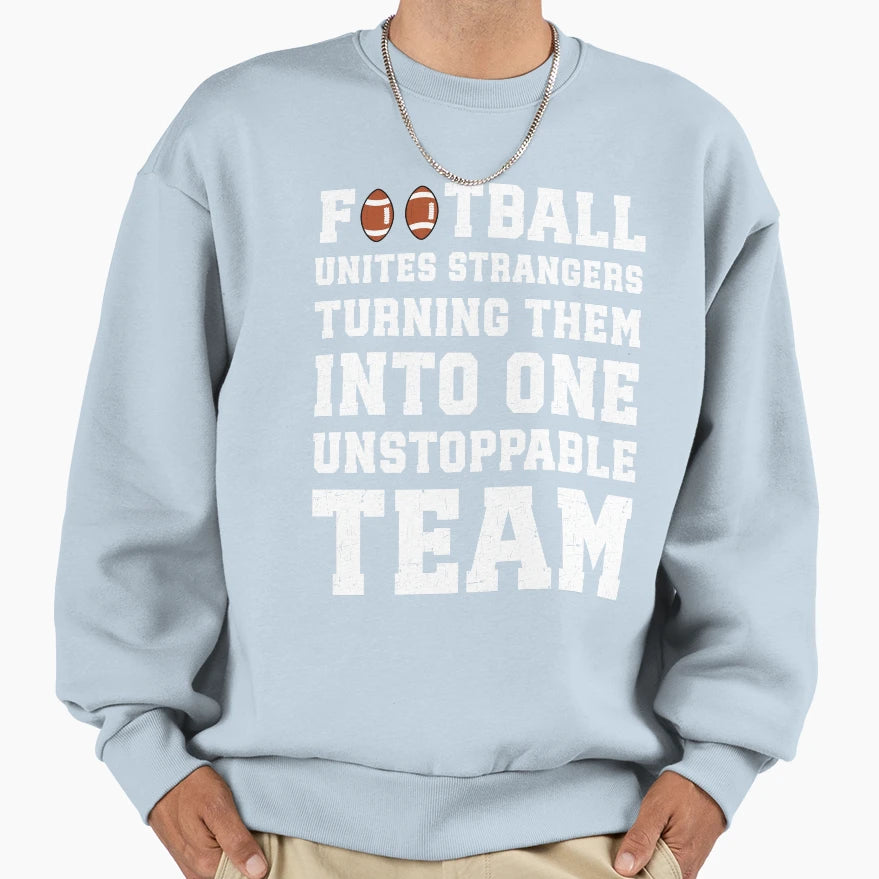 Football Sweatshirt - Unique Graphic for Adults - T-Shirt, Sweatshirt, Hoodie