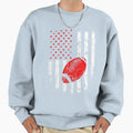 American Flag Football Usa Sweatshirt - Unique Graphic for Adults - T-Shirt, Sweatshirt, Hoodie