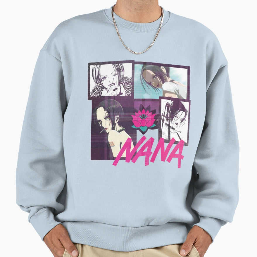 Nana Fitted Scoop Sweatshirt - Minimalist Print Unisex - T-Shirt, Sweatshirt, Hoodie