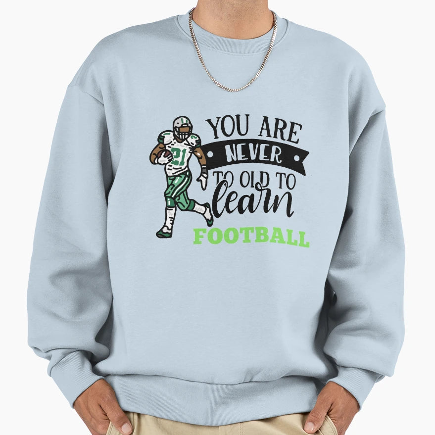 Football Green Sweatshirt - Trendy Graphic Unisex - T-Shirt, Sweatshirt, Hoodie