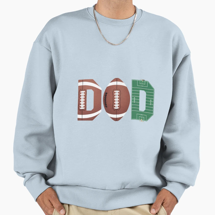 Dad 1 Year Old Football First Sweatshirt - Streetwear Style for Adults - T-Shirt, Sweatshirt, Hoodie