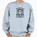 Living That Football Mom Life Sweatshirt - Casual Everyday Wear for Adults - T-Shirt, Sweatshirt, Hoodie