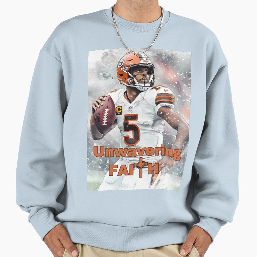 Cleveland Browns Unwavering Faith Sweatshirt - Trendy Graphic Unisex - T-Shirt, Sweatshirt, Hoodie