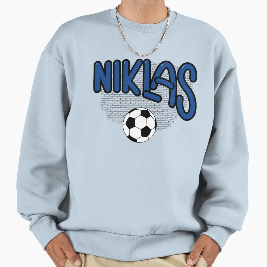Niklas Soccer Sweatshirt - Trendy Graphic Unisex - T-Shirt, Sweatshirt, Hoodie
